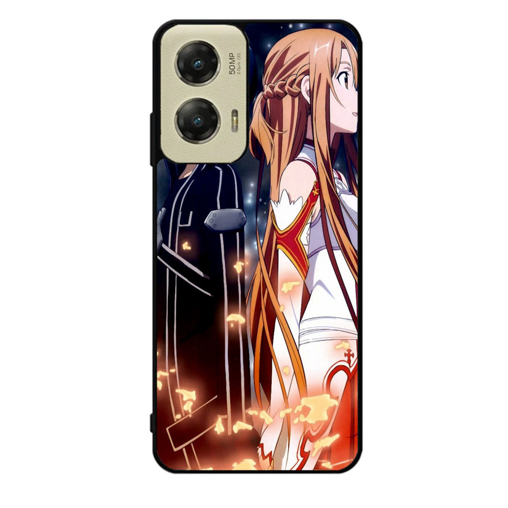 SWORDS ART ONLINE SAO KIRITO AND ASUMA ANIME Case Motorola Moto G Stylus 2024 5G BC1104