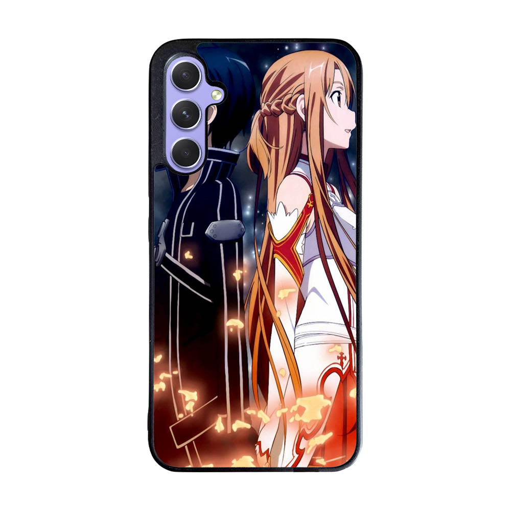 SWORDS ART ONLINE SAO KIRITO AND ASUMA ANIME Case Samsung Galaxy A35 5G BC1104