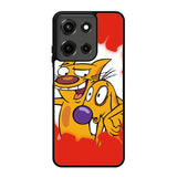 cat and dog Z1329 Motorola Moto G 5G 2025 Case
