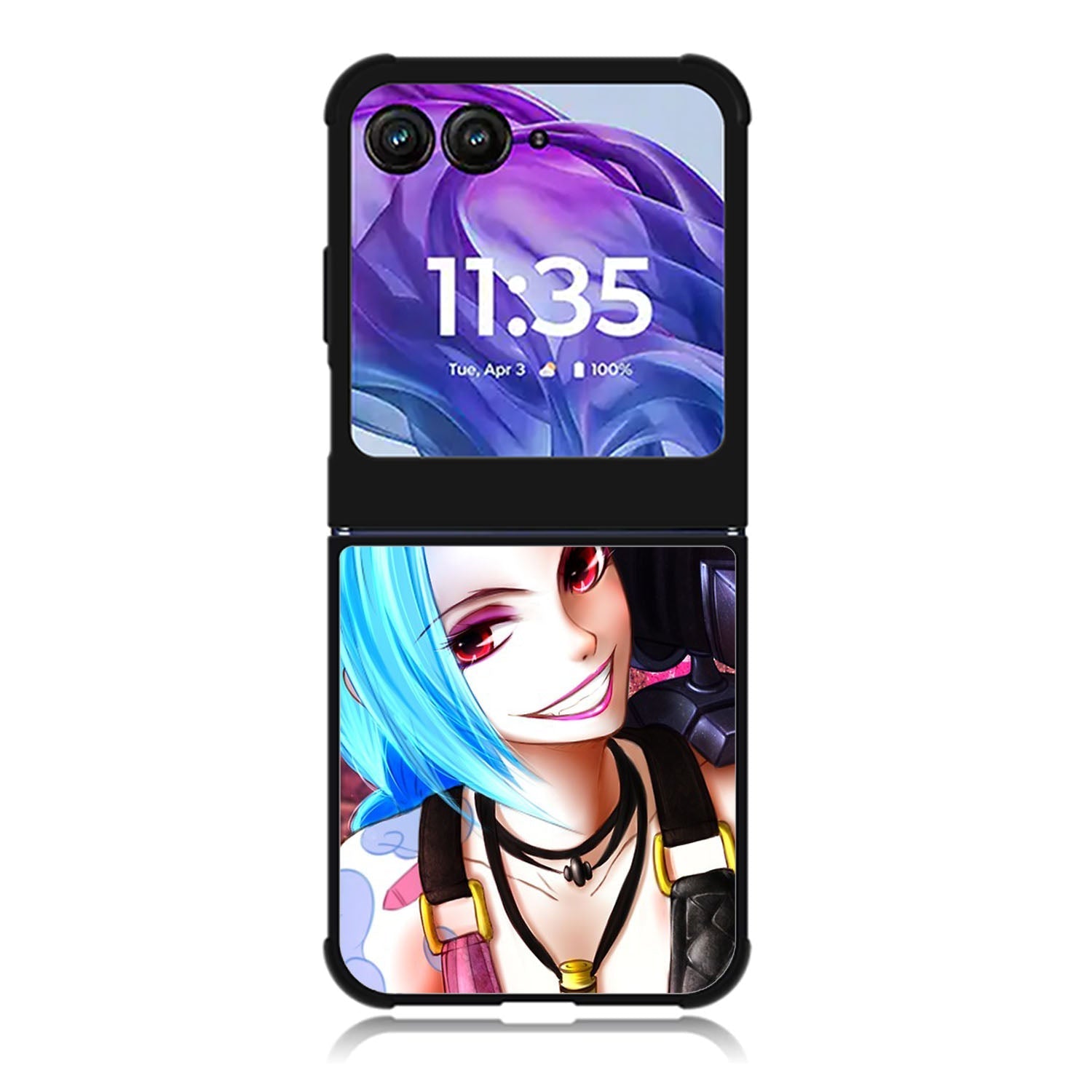 Jinx League of Legends Fan Art Motorola Moto Razr 2024 , Moto Razr 50 Case FE1161