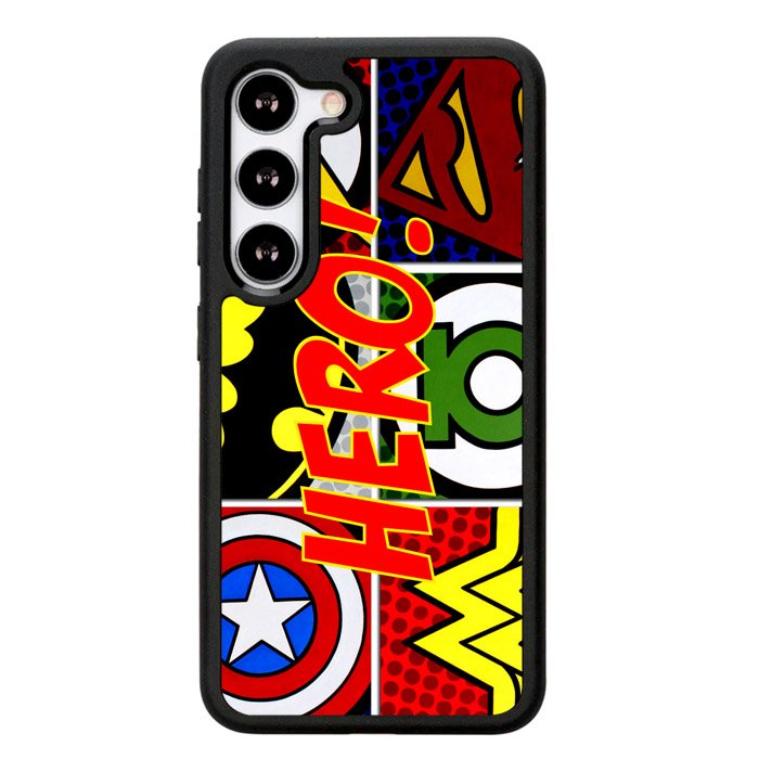 Pop Comic Super Hero Logo Z2840 Samsung Galaxy S25 5G Case