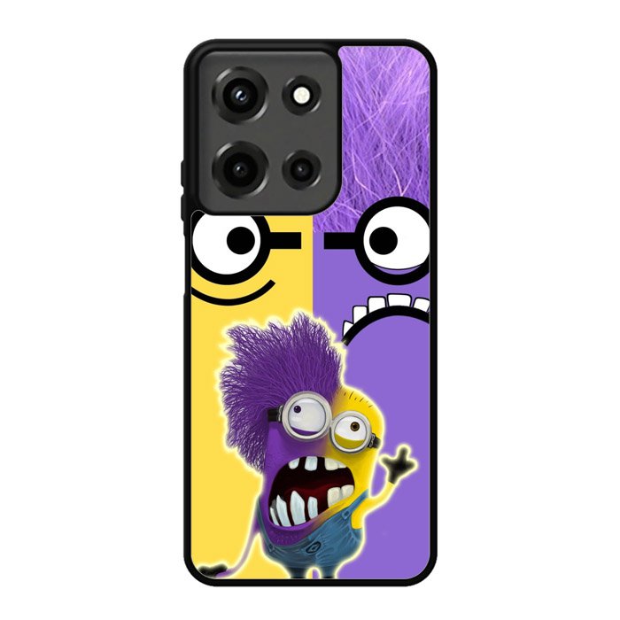Minions Face Yellow And Purple Z2879 Motorola Moto G 5G 2025 Case