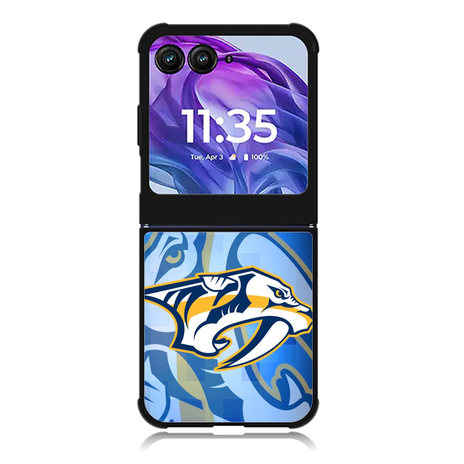 Nashville Predators Motorola Moto Razr Plus 2025/2024 Case, Moto Razr 50 Ultra 5G BC1255
