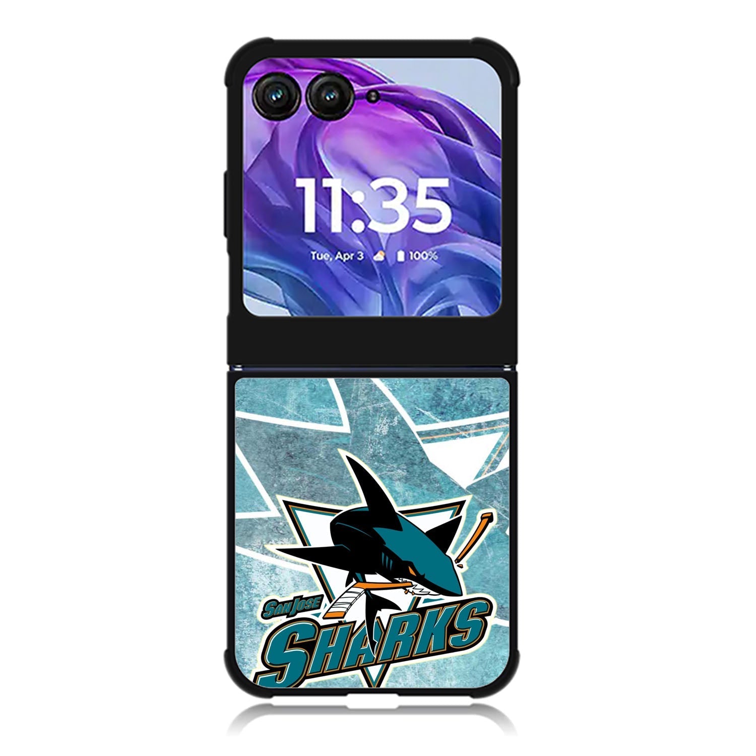 San Jose Sharks Motorola Moto Razr 2024 , Moto Razr 50 Case FE1256