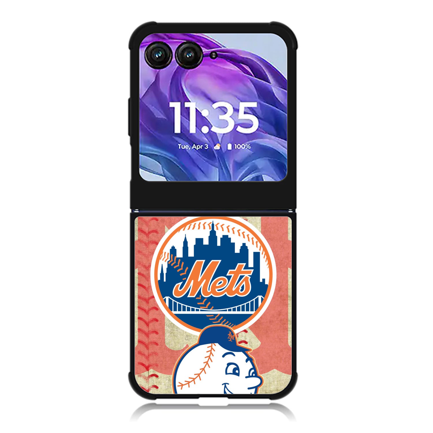 New York Mets Motorola Moto Razr Plus 2025/2024 Case, Moto Razr 50 Ultra 5G BC1294