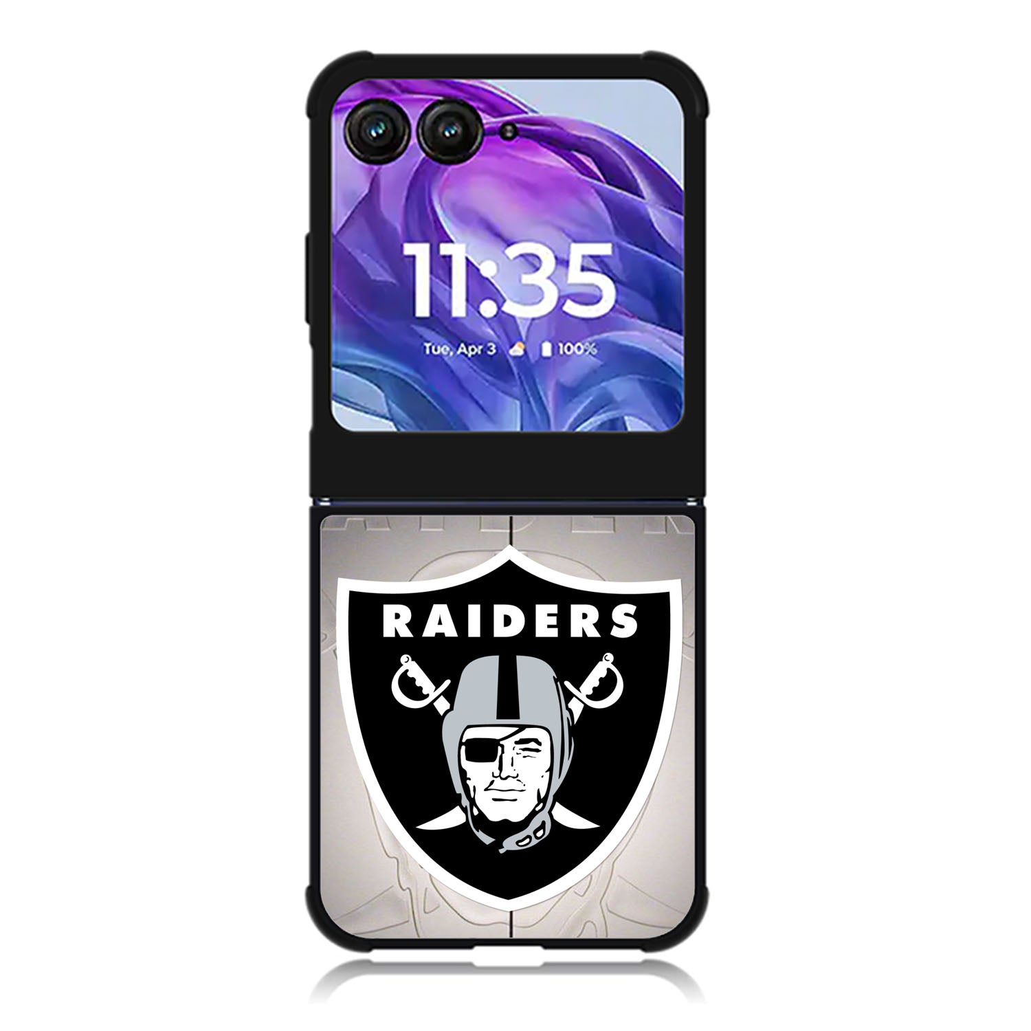 Oakland Raiders Motorola Moto Razr Plus 2025/2024 Case, Moto Razr 50 Ultra 5G BC1307