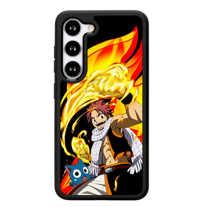 fairy tail natsu happy Z3555 Samsung Galaxy S25 Plus 5G , Samsung Galaxy S25+ 5G Case