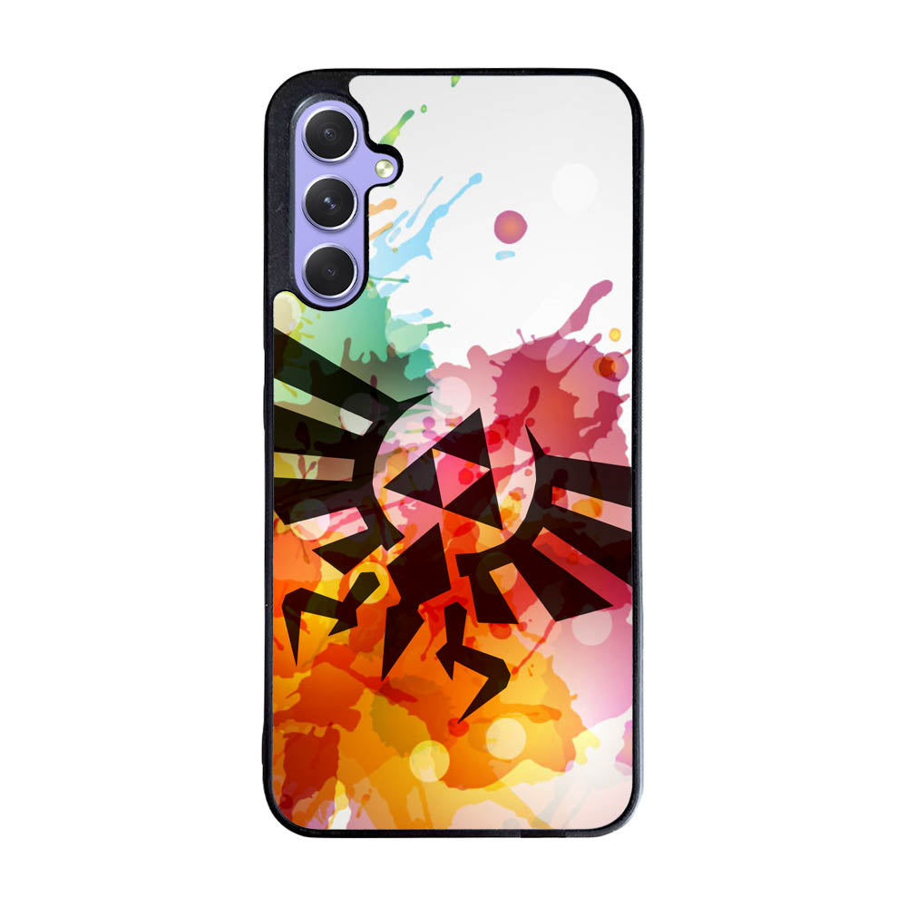 Legend of Zelda Symbol Paint Case Samsung Galaxy A35 5G BC1334