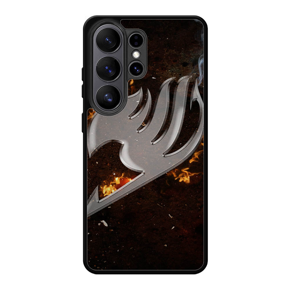 Fairy Tail Logo Fire Samsung Galaxy S26 Plus Case DC0614