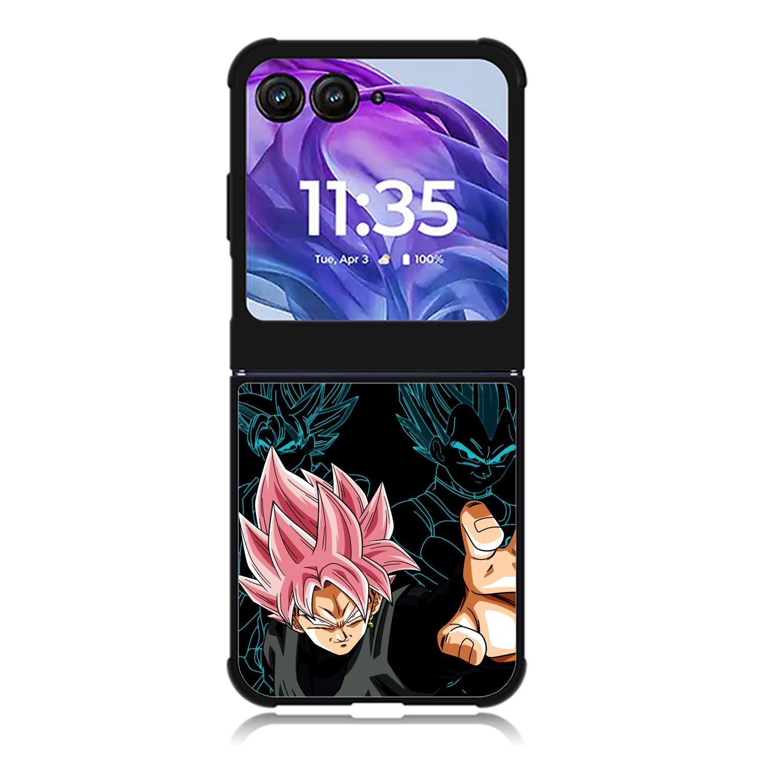 dragon ball super black goku Motorola Moto Razr 2024 , Moto Razr 50 Case FE1344
