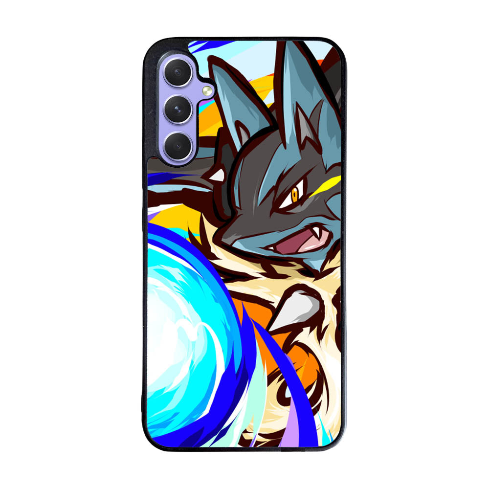 Lucario Mega evolution Pokemon Case Samsung Galaxy A55 5G BC1351