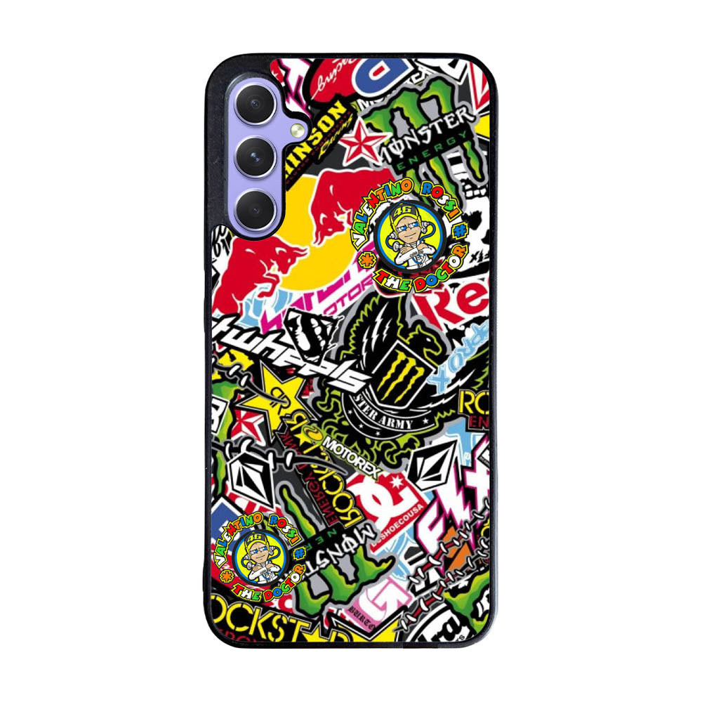 Sticker Bomb Case Samsung Galaxy A35 5G BC1353