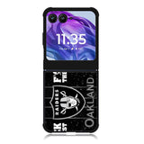 oakland raiders logo Motorola Moto Razr 2024 , Moto Razr 50 Case FE1359