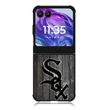 Chicago White Sox wood Motorola Moto Razr 2024 , Moto Razr 50 Case FE1375