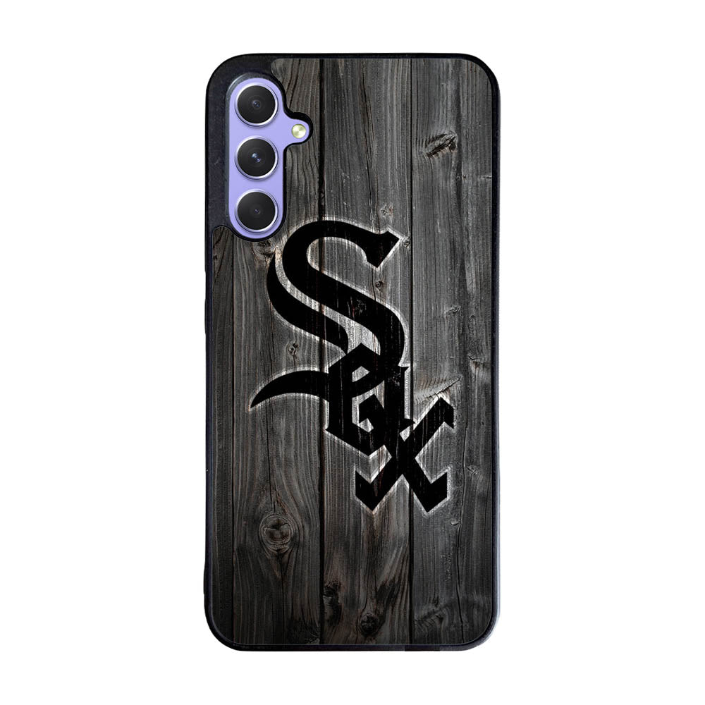 Chicago White Sox wood Case Samsung Galaxy A55 5G BC1375