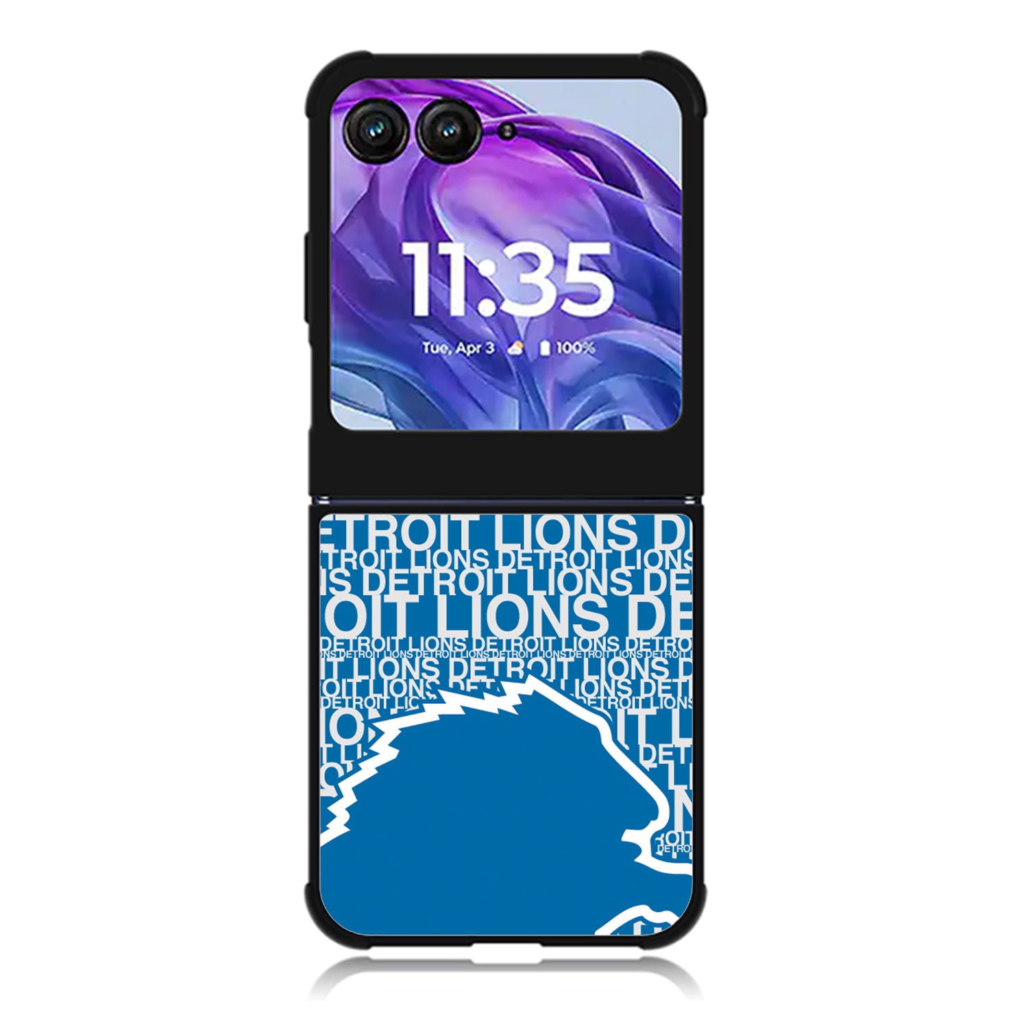 NFL Detroit Lions Motorola Moto Razr Plus 2025/2024 Case, Moto Razr 50 Ultra 5G BC1378