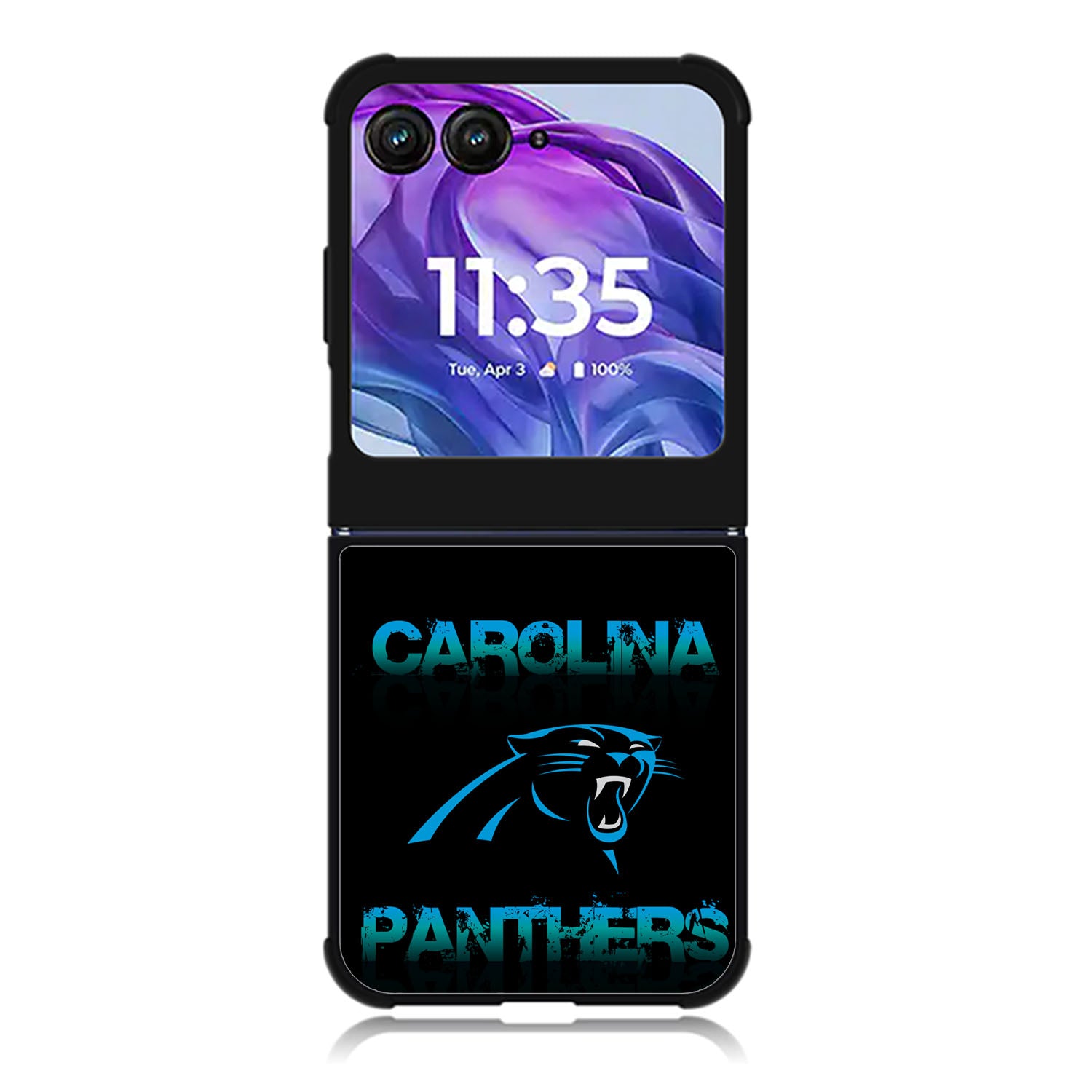 carolina panthers logo Motorola Moto Razr Plus 2025/2024 Case, Moto Razr 50 Ultra 5G BC1379