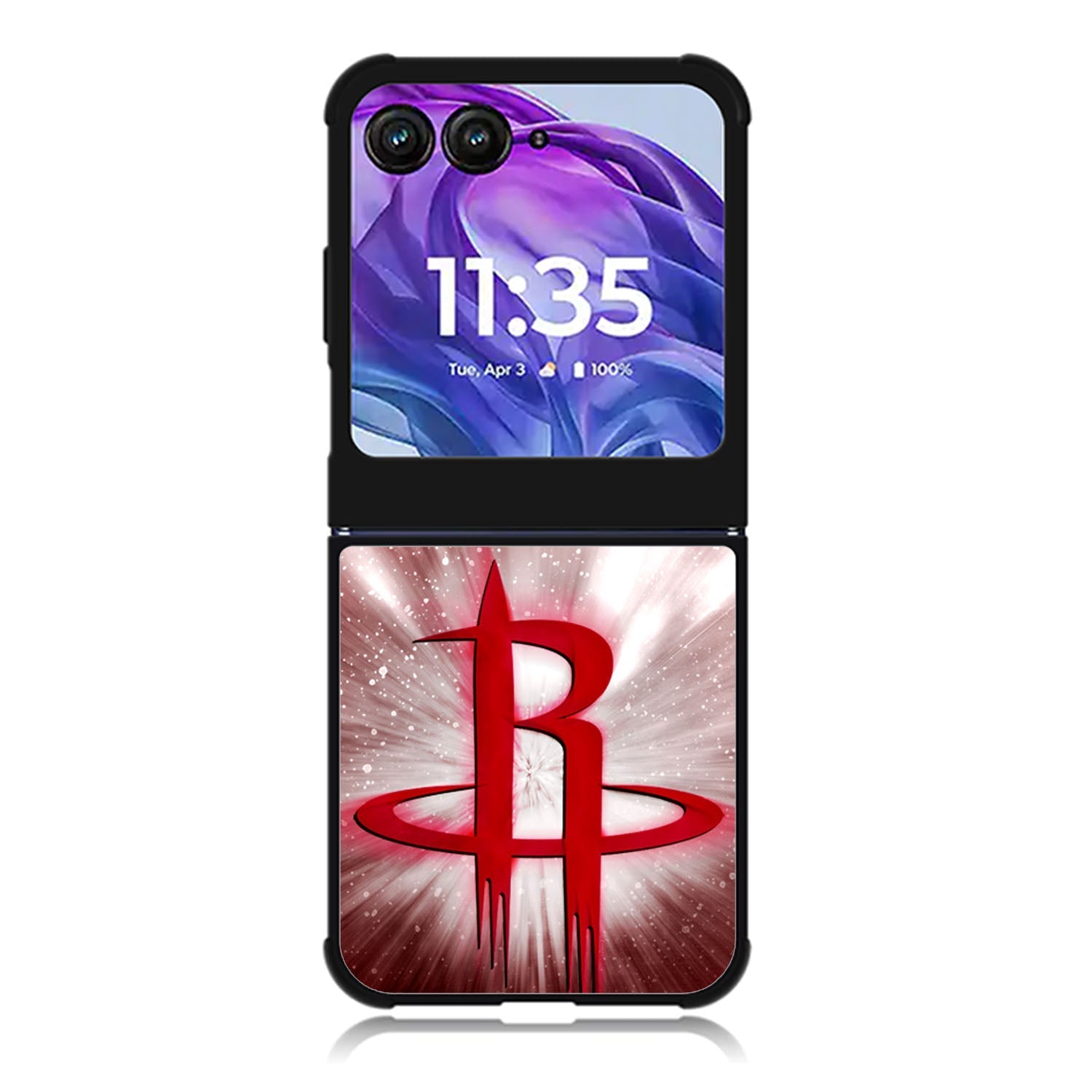 houston rockets logo galaxy Motorola Moto Razr 2024 , Moto Razr 50 Case FE1386