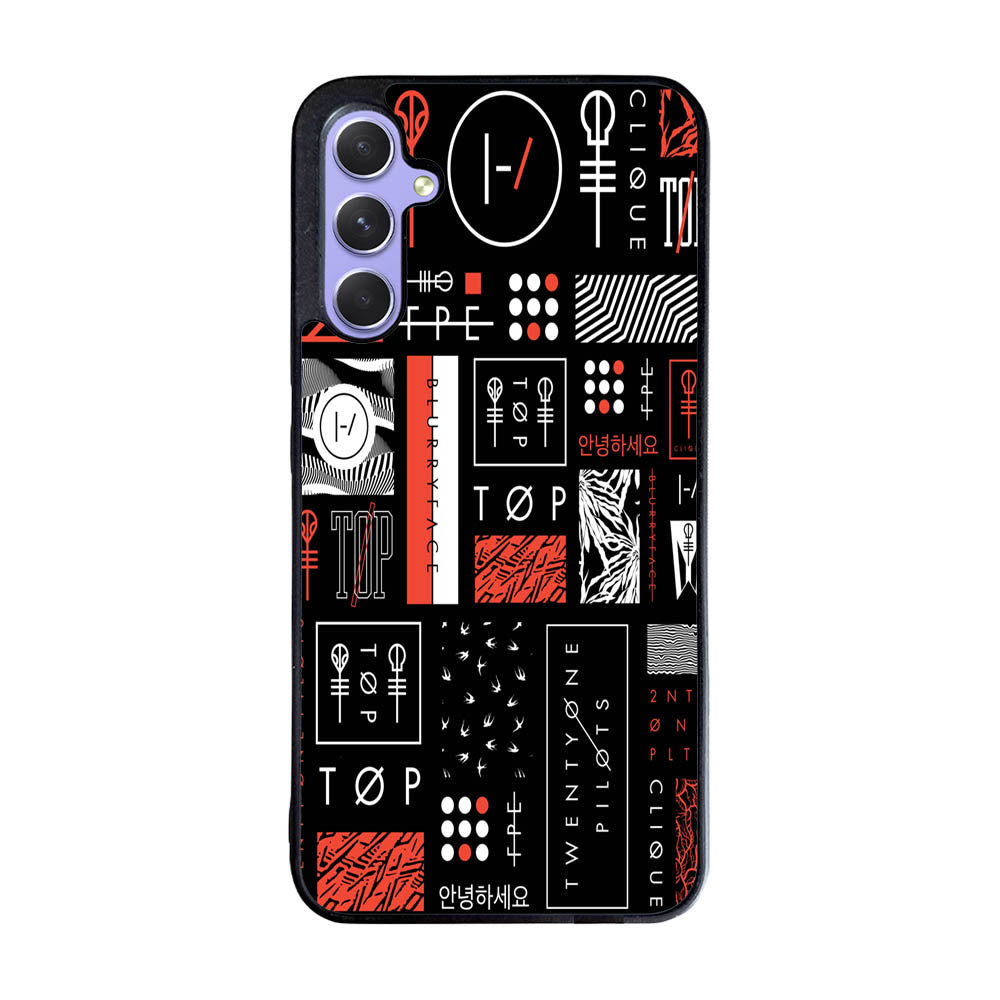 Twenty One Pilots Stripe Logo Case Samsung Galaxy A35 5G BC1392