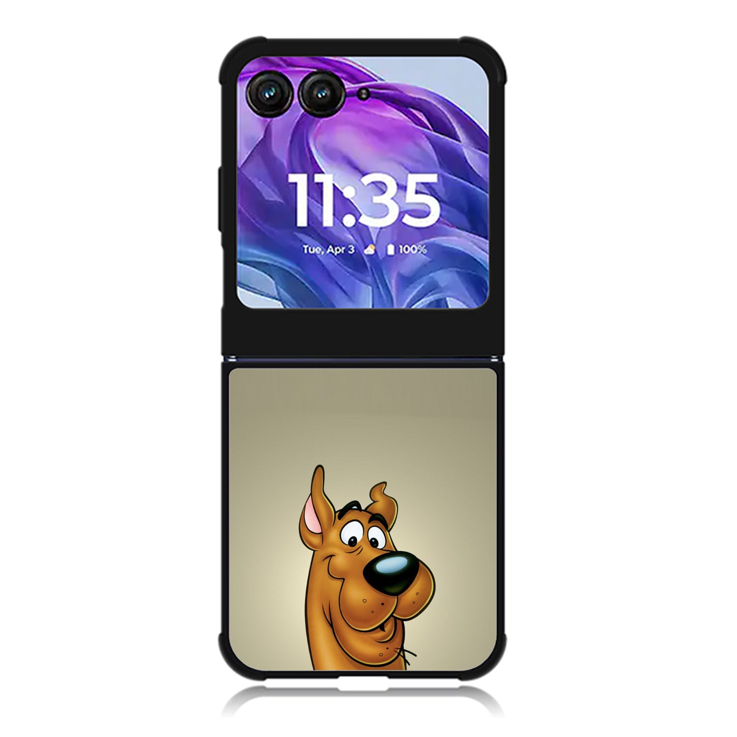 scooby doo face Motorola Moto Razr Plus 2025/2024 Case, Moto Razr 50 Ultra 5G BC1410