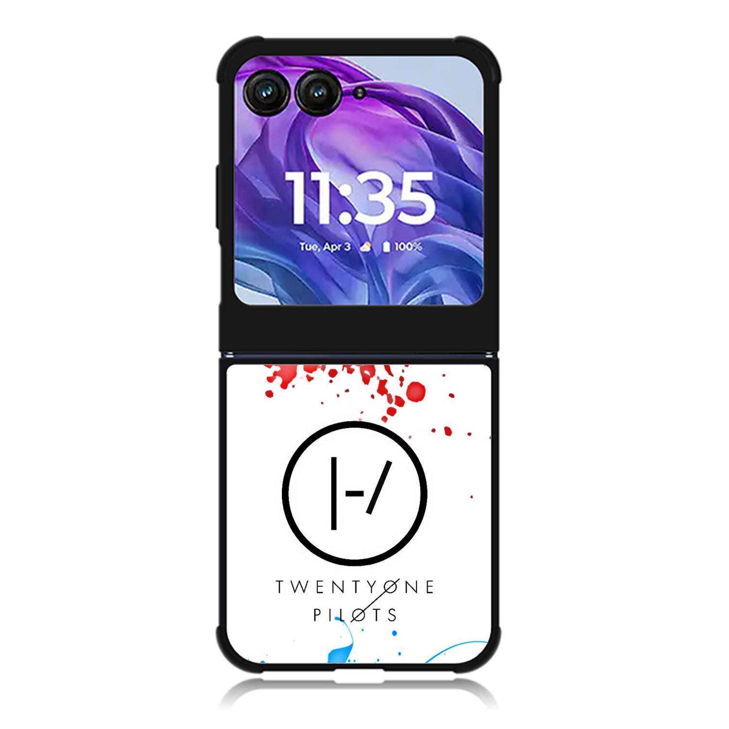 21 Twenty One Pilots Red Blue Motorola Moto Razr Plus 2025/2024 Case, Moto Razr 50 Ultra 5G BC1413