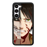 attack on titan eren Z4439 Samsung Galaxy S25 Plus 5G , Samsung Galaxy S25+ 5G Case