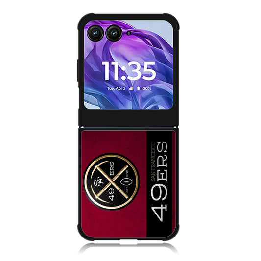 49ers logo Motorola Moto Razr Plus 2025/2024 Case, Moto Razr 50 Ultra 5G BC1415