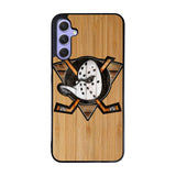 Anaheim Ducks logo wood Case Samsung Galaxy A55 5G BC1417