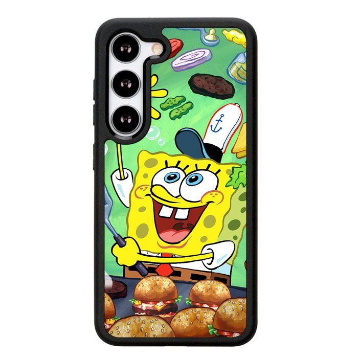 Spongebob Squarepants krabby patty Z4679 Samsung Galaxy S25 5G Case