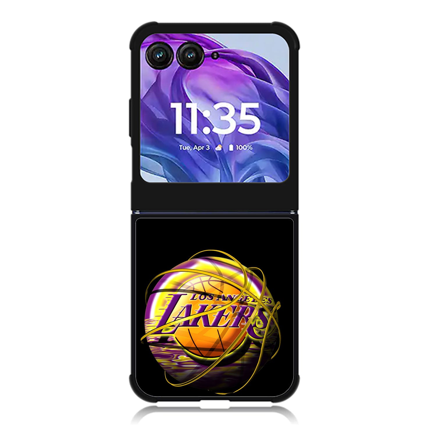 la lakers NBA Motorola Moto Razr Plus 2025/2024 Case, Moto Razr 50 Ultra 5G BC1425