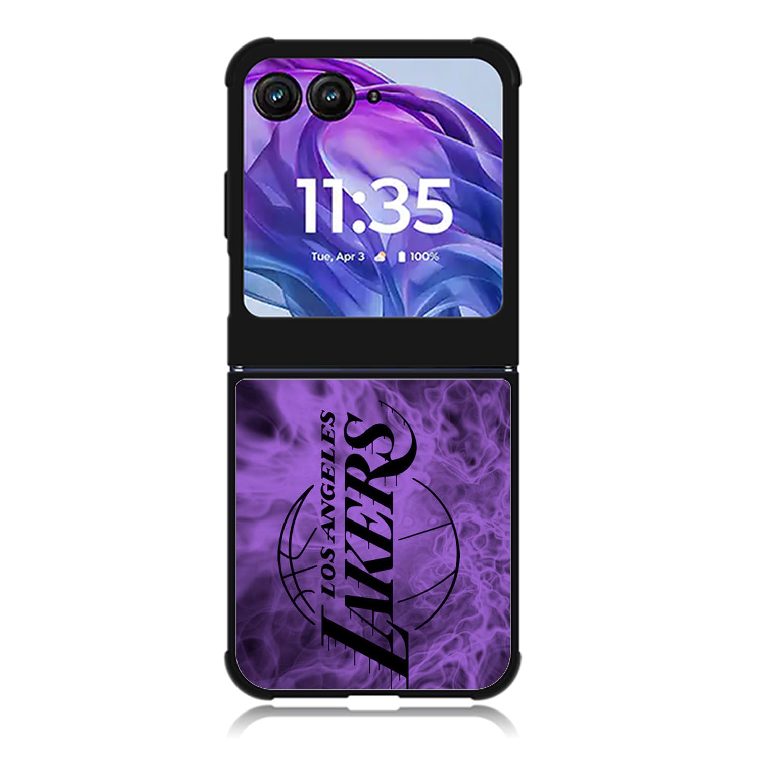 la lakers Motorola Moto Razr Plus 2025/2024 Case, Moto Razr 50 Ultra 5G BC1426