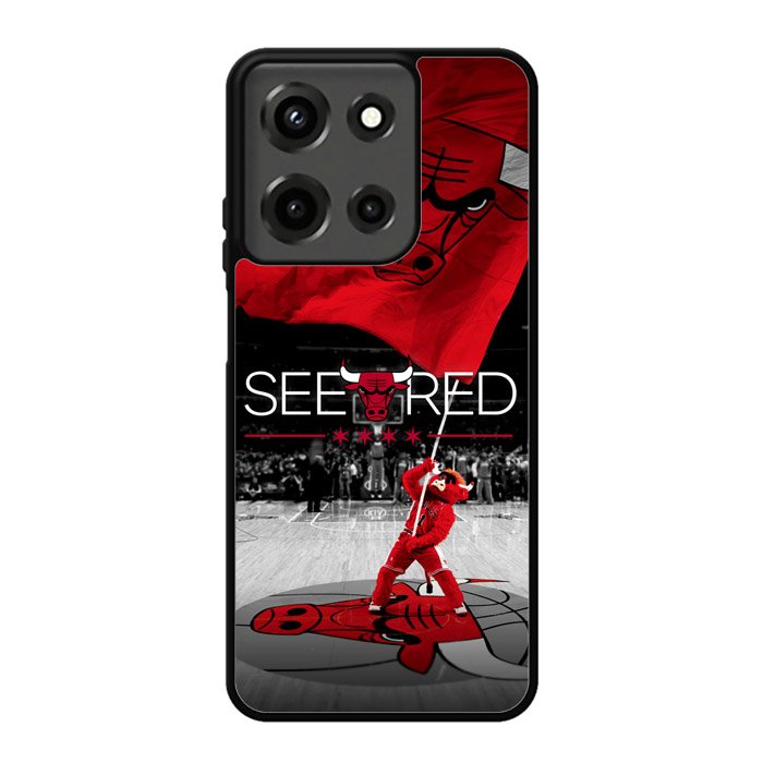 See Red Chicago Bulls Flag Playoff Z4832 Motorola Moto G 5G 2025 Case