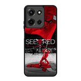 See Red Chicago Bulls Flag Playoff Z4832 Motorola Moto G 5G 2025 Case