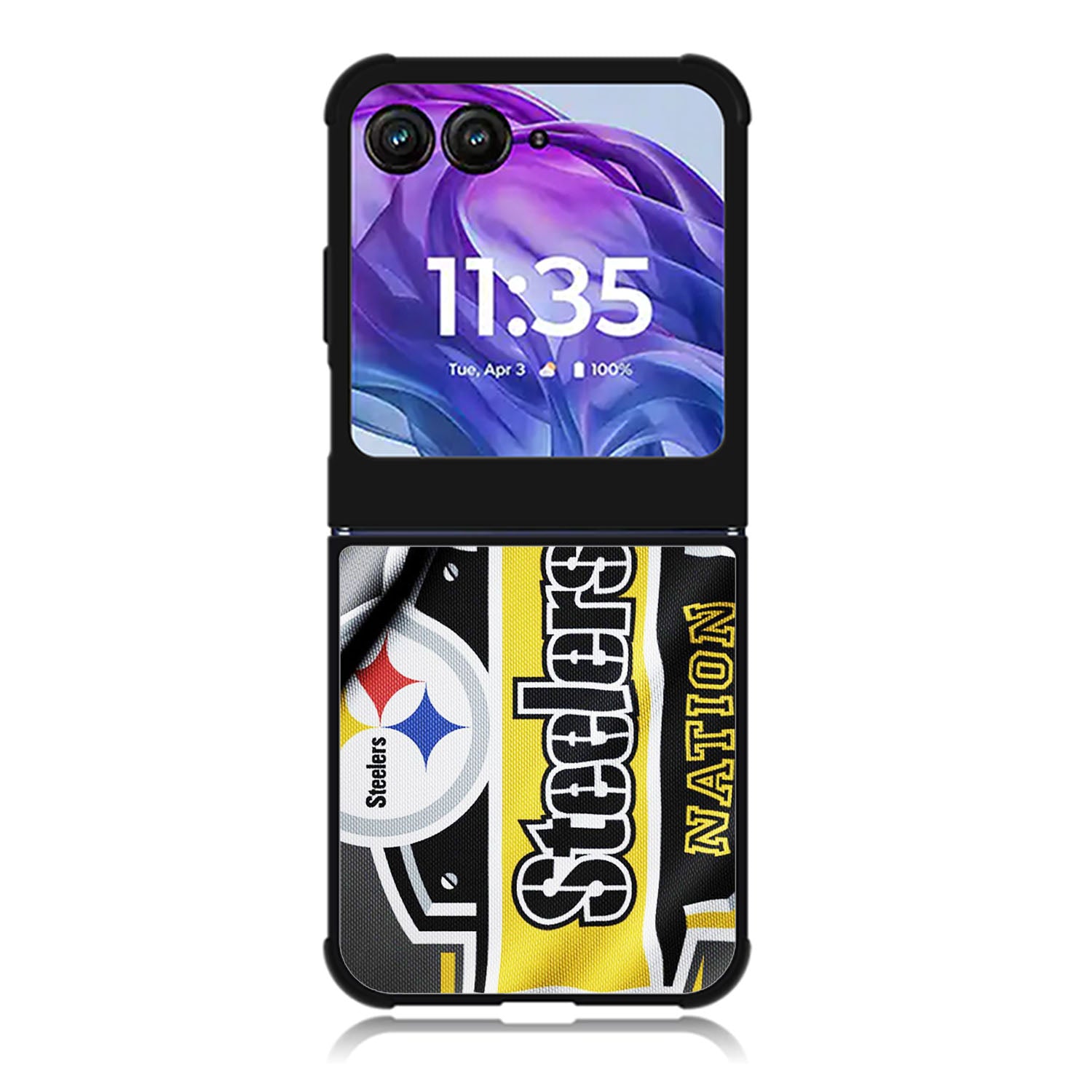 Pittsburgh Steelers Nation Motorola Moto Razr Plus 2025/2024 Case, Moto Razr 50 Ultra 5G BC1445