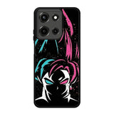 Dragon Ball super son goku black minimalist Z5341 Motorola Moto G 5G 2025 Case