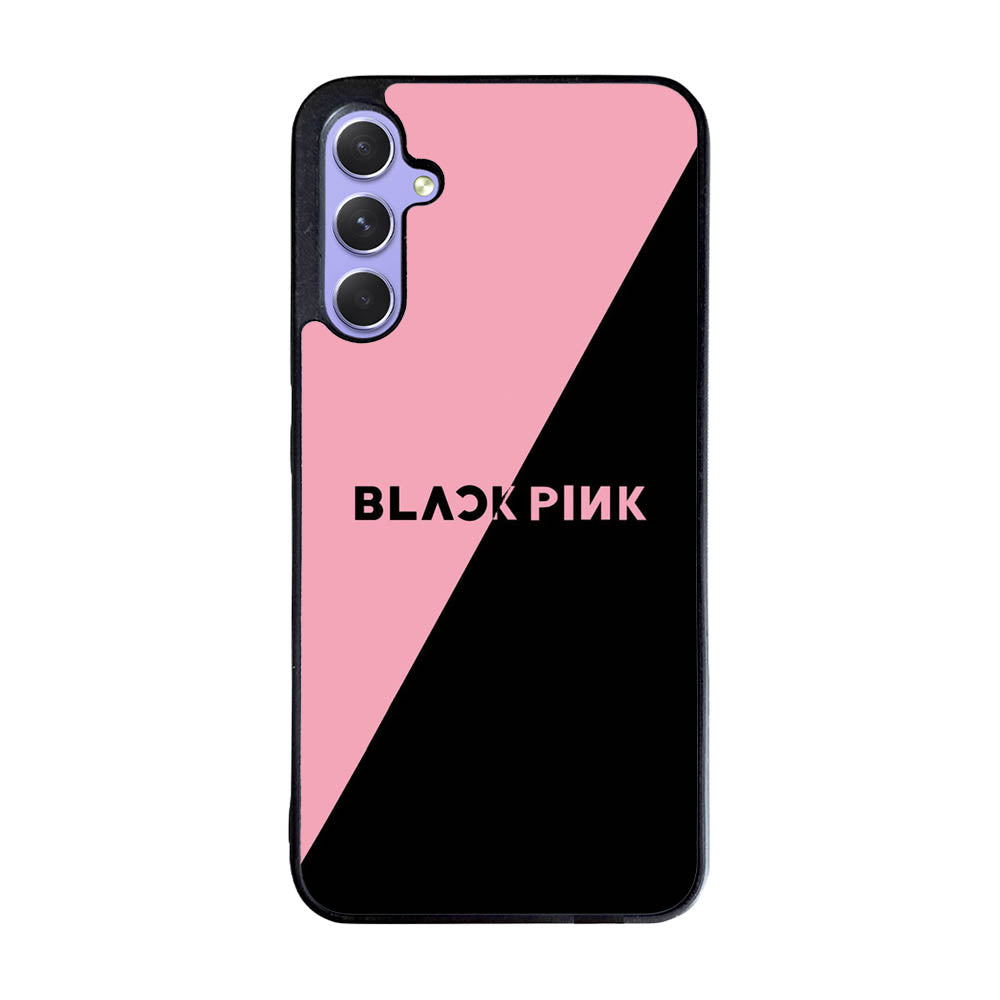 black pink logo Case Samsung Galaxy A35 5G BC1509