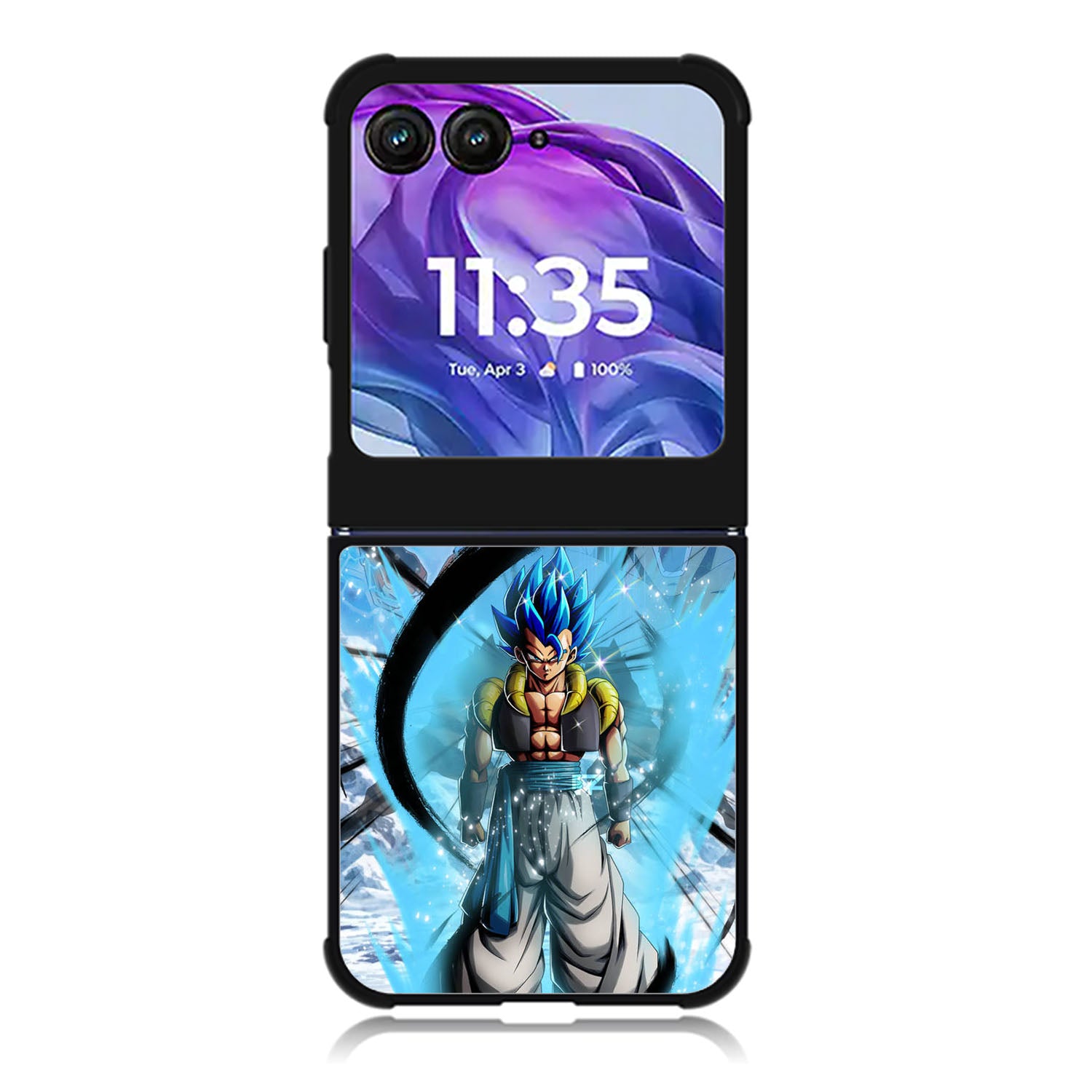dragon ball super gogeta blue Motorola Moto Razr Plus 2025/2024 Case, Moto Razr 50 Ultra 5G BC0965