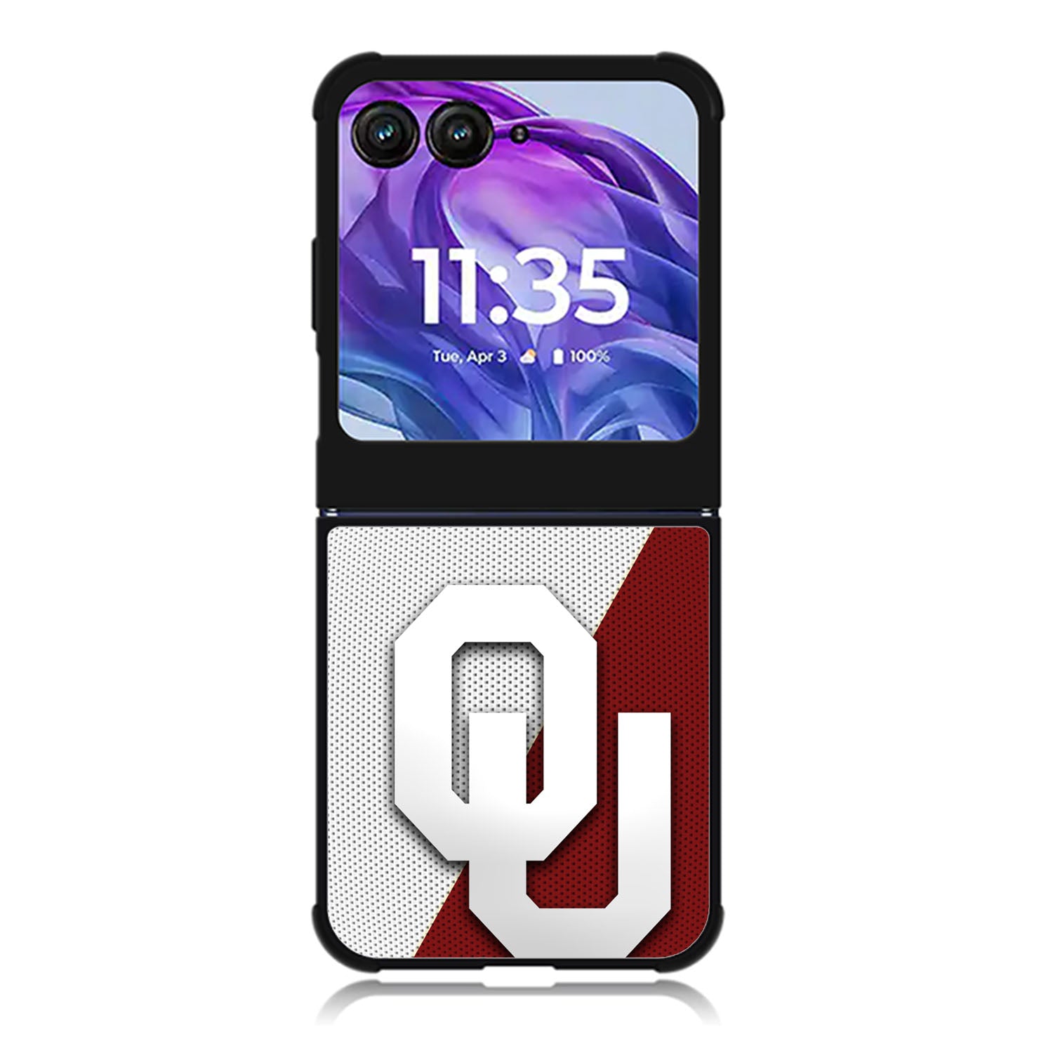 oklahoma sooners logo Motorola Moto Razr Plus 2025/2024 Case, Moto Razr 50 Ultra 5G BC1003