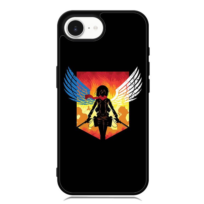 shingeki no kyojin mikasa Z5042 iPhone 16e Case