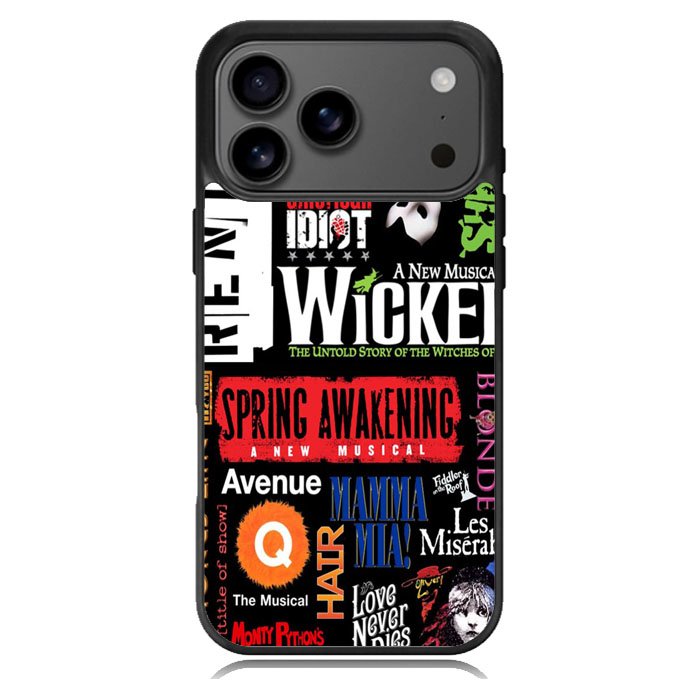 Broadway Musical Collage iPhone 17 Pro Max Case BC1651
