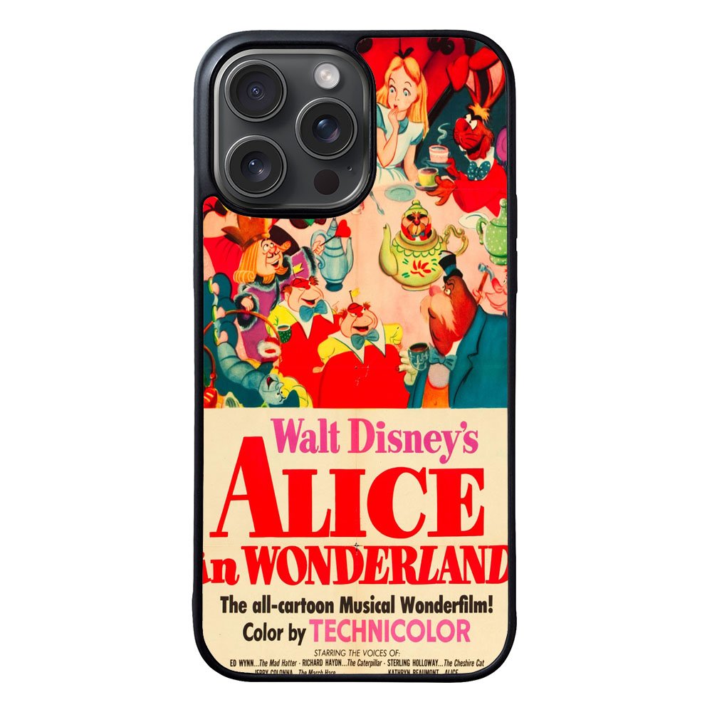 Vintage, Alice In Wonderland Poster Case iPhone 15 Pro BC1653