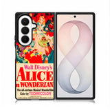 Vintage, Alice In Wonderland Poster Samsung Galaxy Z Fold 8 Ultra Case BC1653