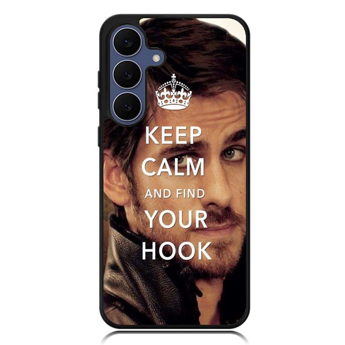 Once Upon A Time Captain Hook Keep Calm Samsung Galaxy S25 FE Case BC1659