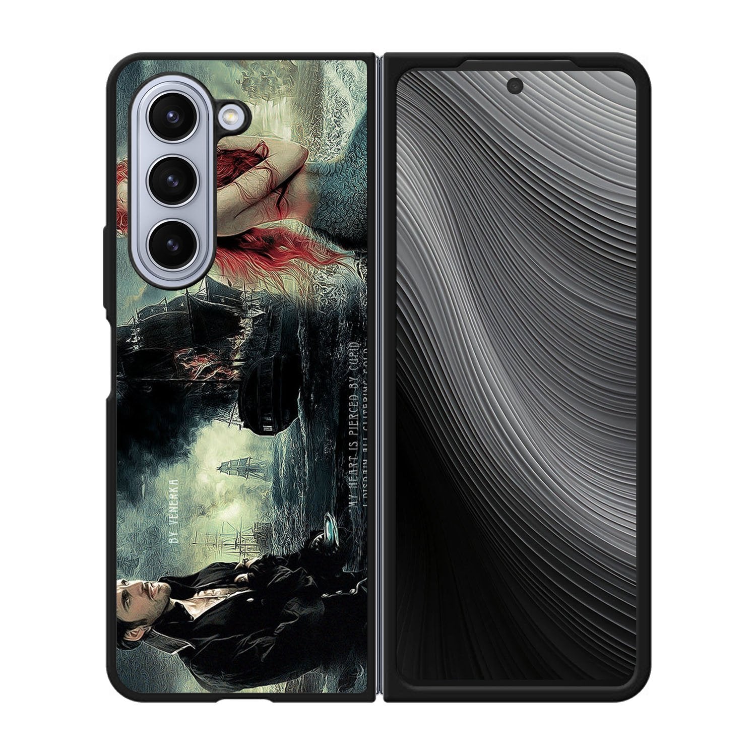 Once Upon A Time Captain Hook cover quote Case Samsung Galaxy z Fold 5 5G BC1660
