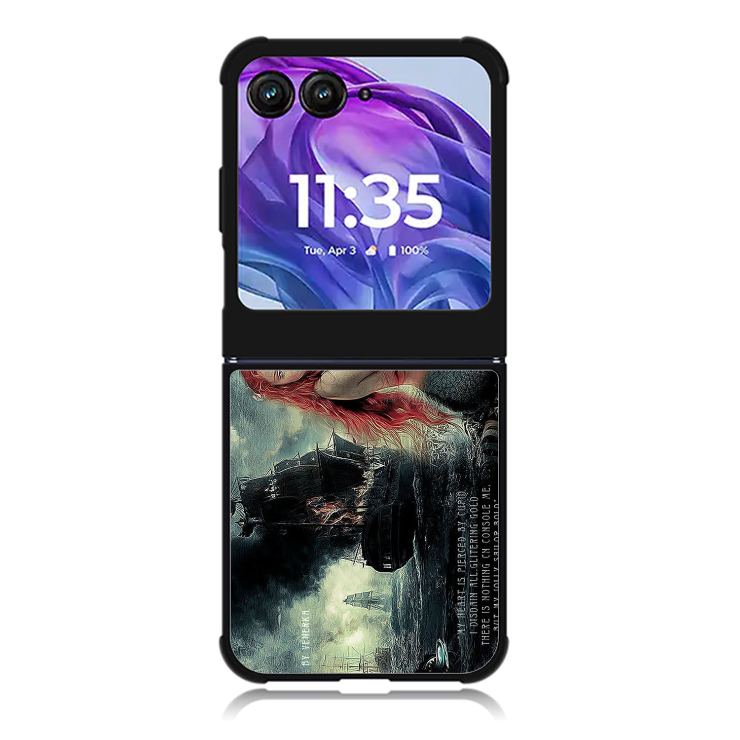 Once Upon A Time Captain Hook cover quote Motorola Moto Razr Plus 2025/2024 Case, Moto Razr 50 Ultra 5G BC1660