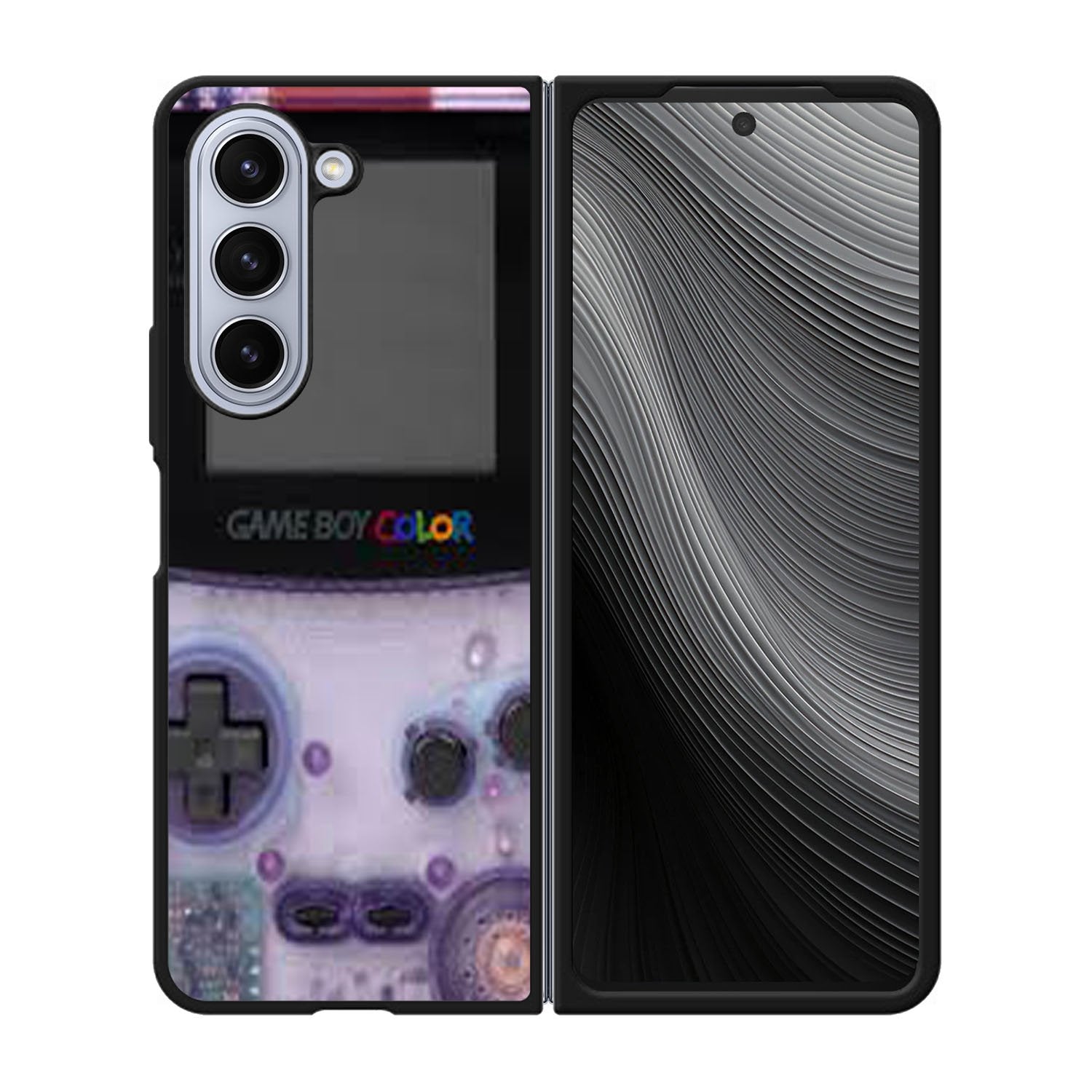purple gameboy Case Samsung Galaxy z Fold 5 5G BC1666