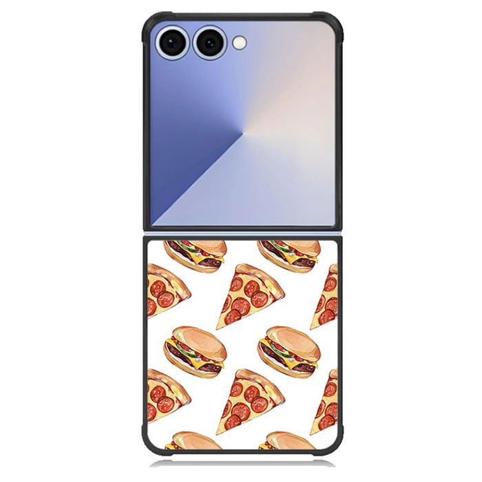 Pizza, hamburger 1 Samsung Galaxy Z Flip 7 Case BC1673