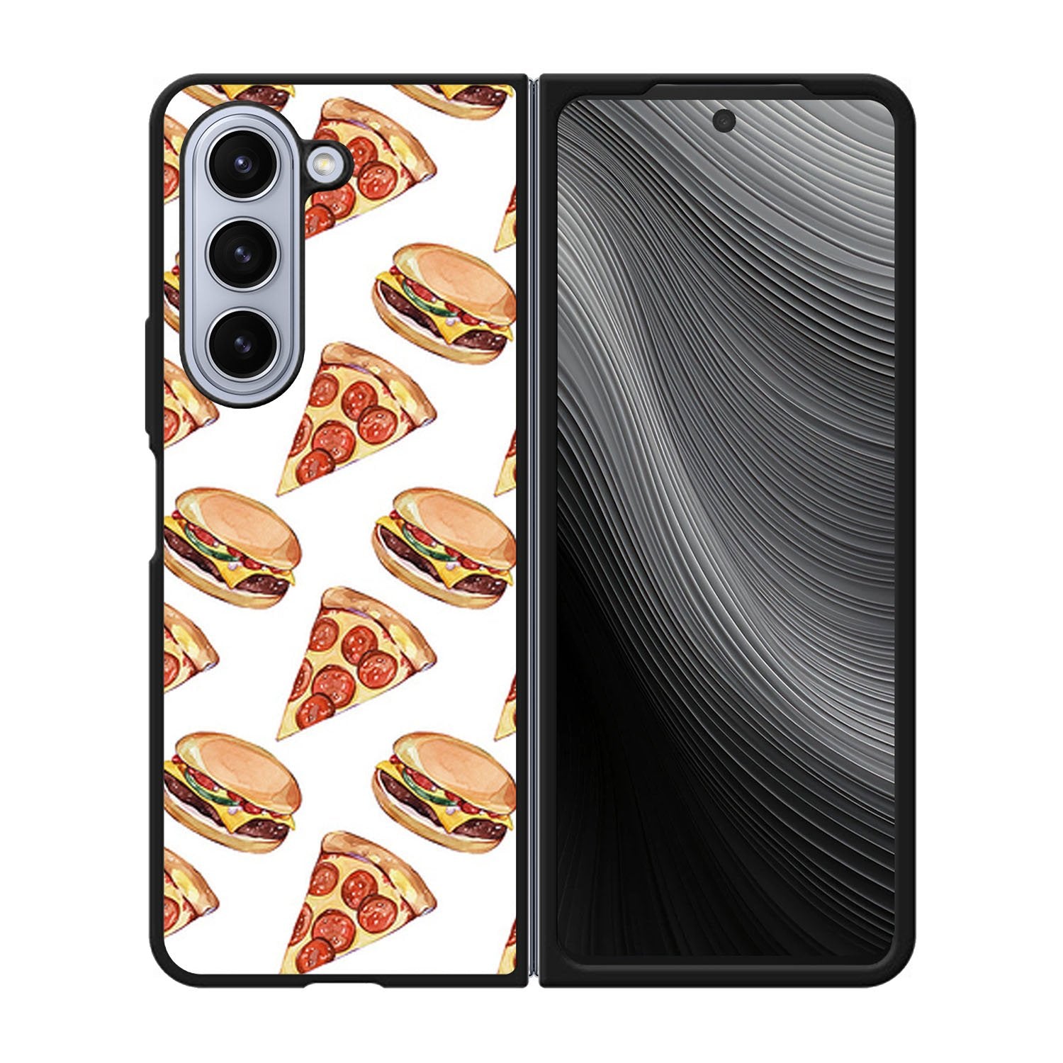 Pizza, hamburger 1 Case Samsung Galaxy z Fold 5 5G BC1673