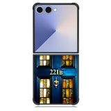 tardis sherlock holmes Samsung Galaxy Z Flip 7 Case BC1674