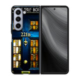 tardis sherlock holmes Case Samsung Galaxy z Fold 5 5G BC1674